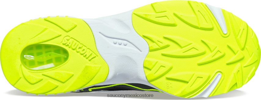 Saucony Huracán de rejilla 3d hombres blanco negro P4B2Z0197