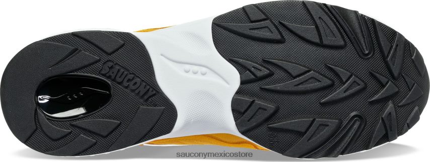 Saucony Huracán de rejilla 3d hombres mostaza/blanco P4B2Z0198
