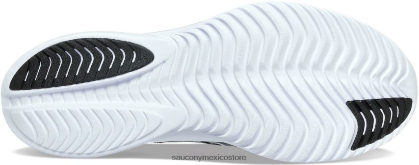 Saucony Kinvara 14 de ancho hombres blanco negro P4B2Z0110
