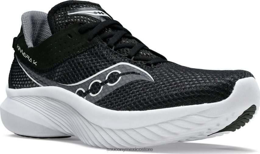 Saucony Kinvara 14 de ancho hombres blanco negro P4B2Z0110