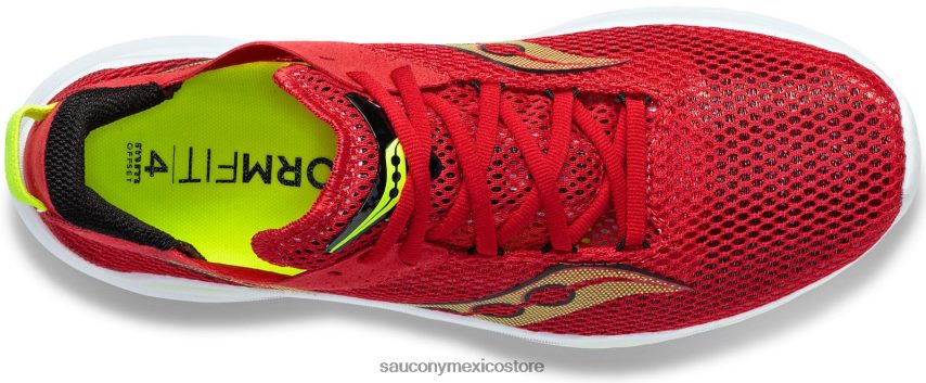 Saucony Kinvara 14 hombres cachorro rojo P4B2Z033