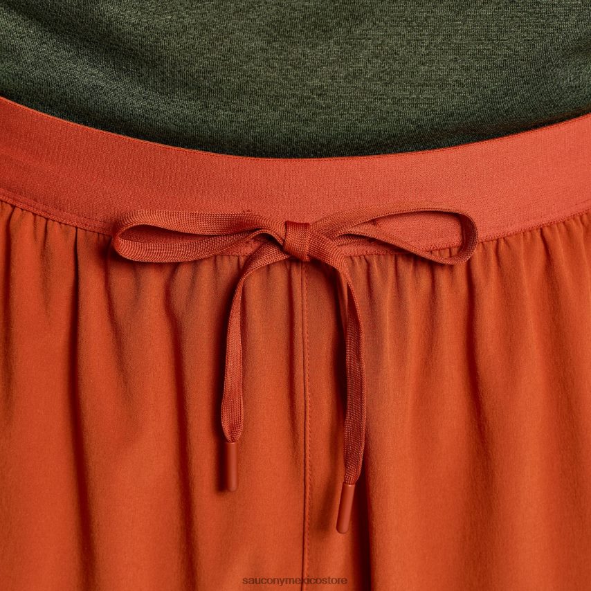 Saucony Outpace 7 2 en 1 corto hombres lava P4B2Z0390