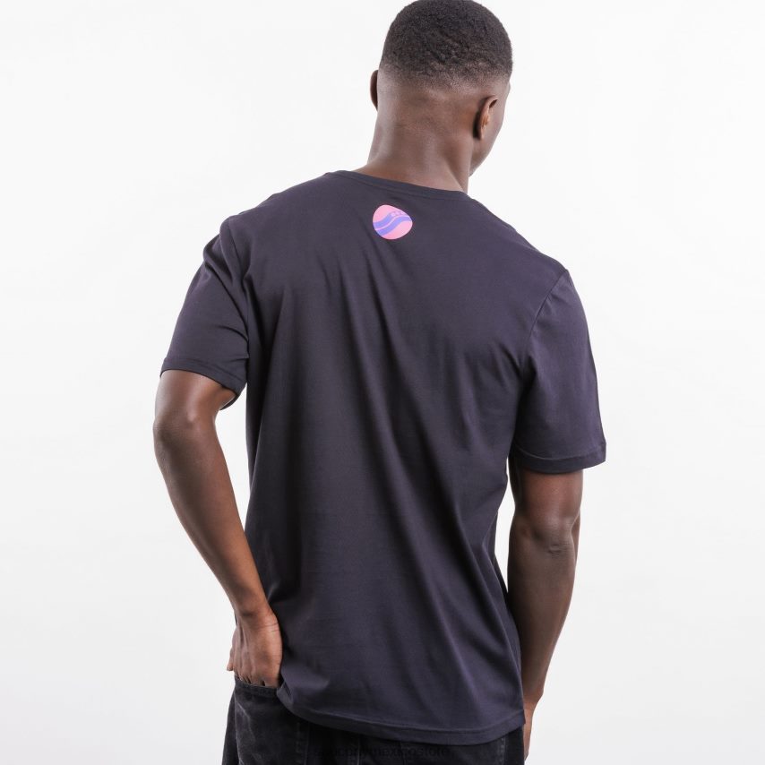 Saucony X frank cooke descansó camiseta hombres negro P4B2Z0350