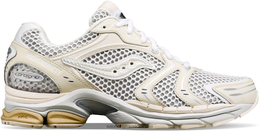 Saucony X highsnobiety progrid triunfo 4 hombres blanco crema P4B2Z0289