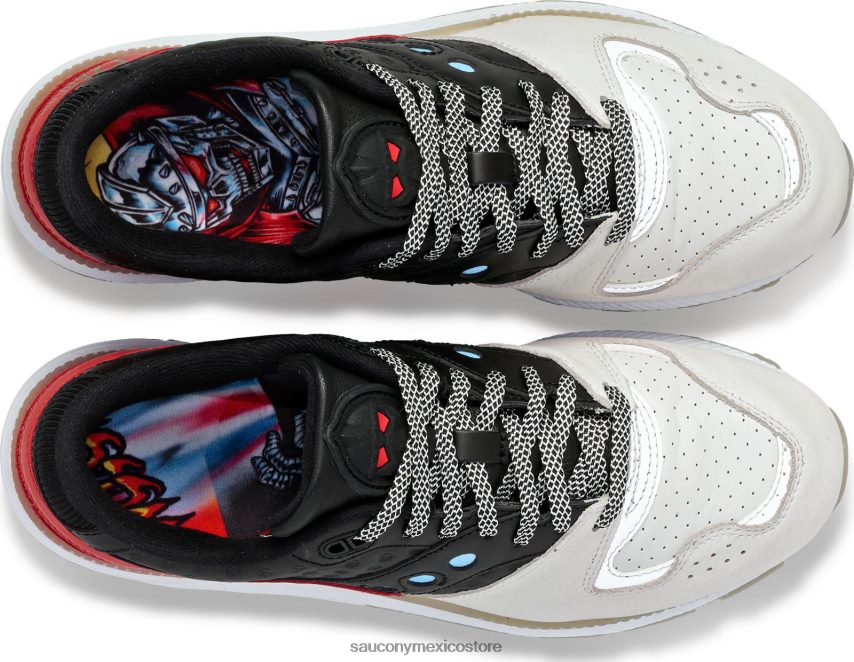 Saucony X zarface azura hombres blanco/negro/rojo P4B2Z0295