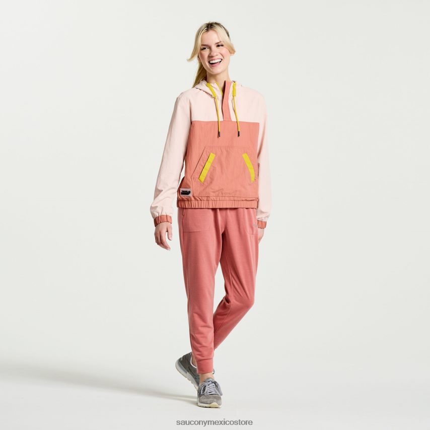 Saucony anorak descansado mujer rosa sepia P4B2Z0712