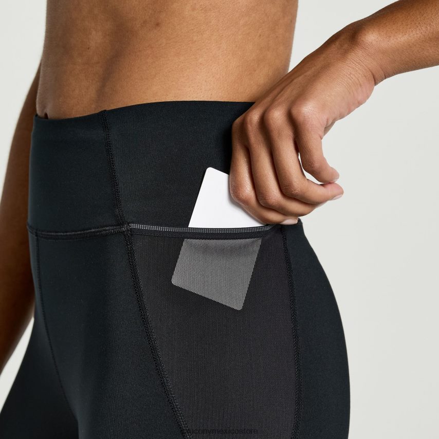 Saucony apretado de la cosecha de la utilidad del explorador mujer negro P4B2Z0815