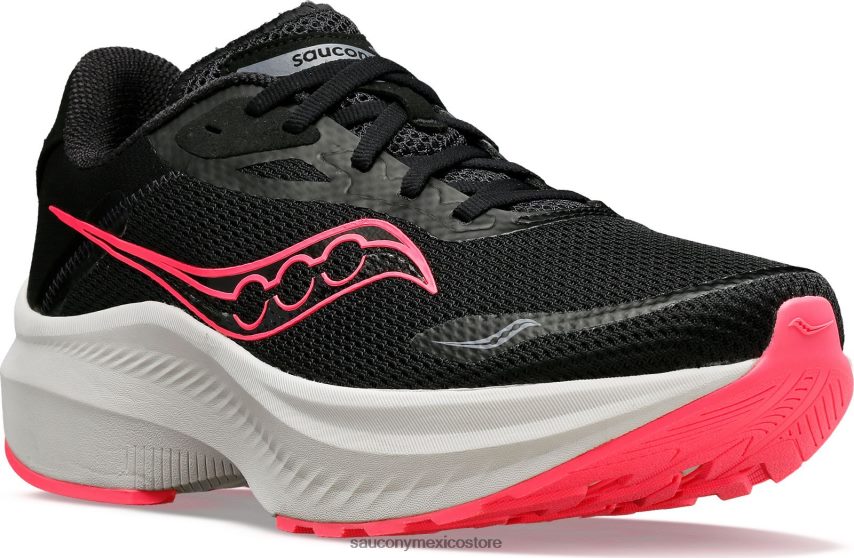Saucony axón 3 mujer negro/rosa vizi P4B2Z0609