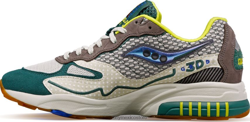 Saucony bodega de huracanes de rejilla 3d hombres bodega P4B2Z0232