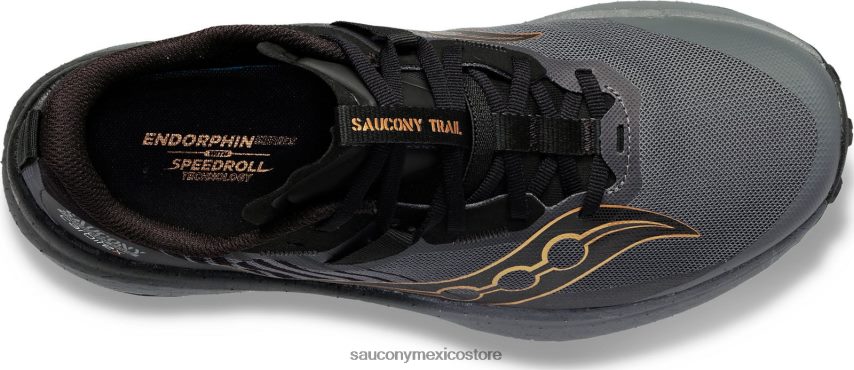 Saucony borde de endorfinas hombres negro/dorado P4B2Z037