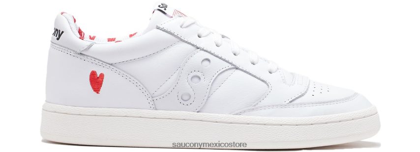 Saucony calle corte de jazz de san valentín mujer blanco P4B2Z0704