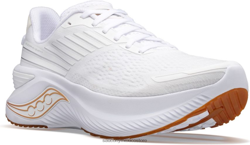 Saucony cambio de endorfinas 3 de ancho hombres blanco/goma P4B2Z0133