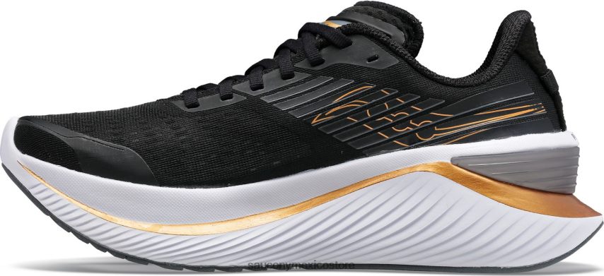 Saucony cambio de endorfinas 3 de ancho hombres negro/dorado P4B2Z0132