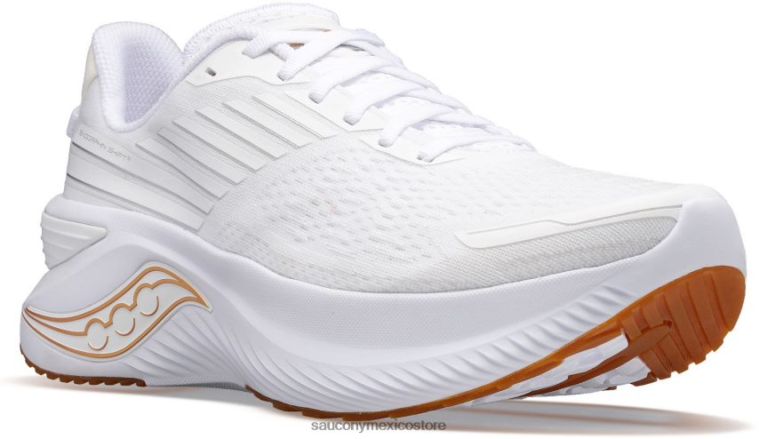 Saucony cambio de endorfinas 3 de ancho mujer blanco/goma P4B2Z0643
