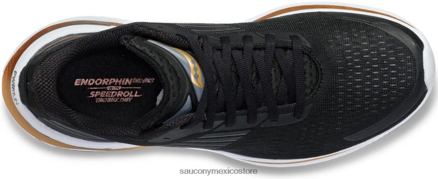 Saucony cambio de endorfinas 3 de ancho mujer negro/dorado P4B2Z0642