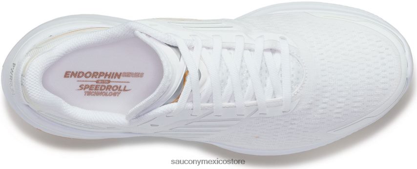 Saucony cambio de endorfinas 3 hombres blanco/goma P4B2Z082