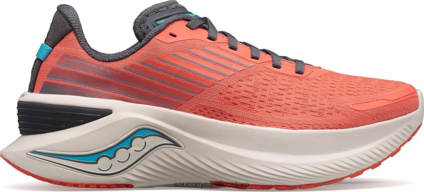 Saucony cambio de endorfinas 3 mujer coral/sombra P4B2Z0636