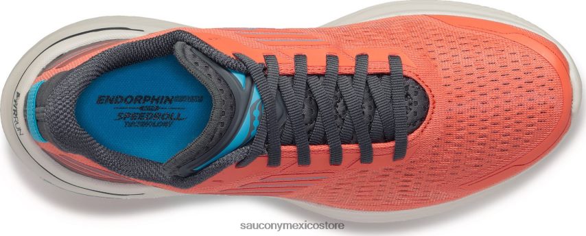 Saucony cambio de endorfinas 3 mujer coral/sombra P4B2Z0636