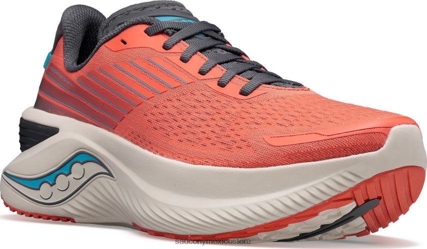 Saucony cambio de endorfinas 3 mujer coral/sombra P4B2Z0636