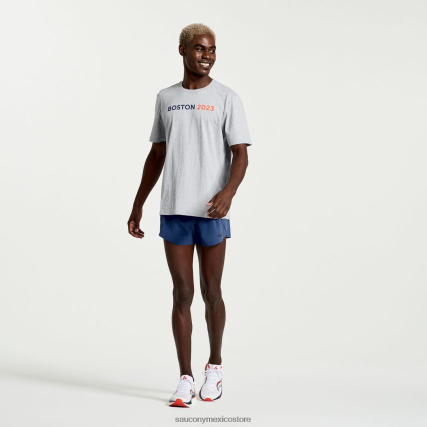 Saucony camiseta de boston descansado hombres Boston 2023 P4B2Z0333
