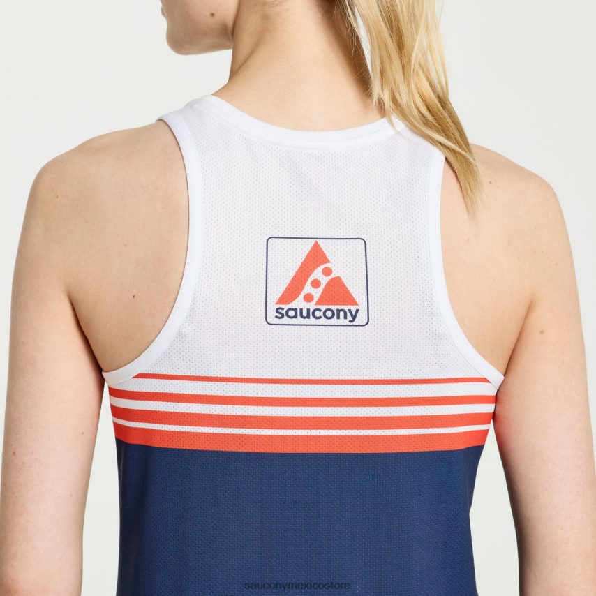 Saucony camiseta de cronómetro boston mujer Boston 2023 P4B2Z0775