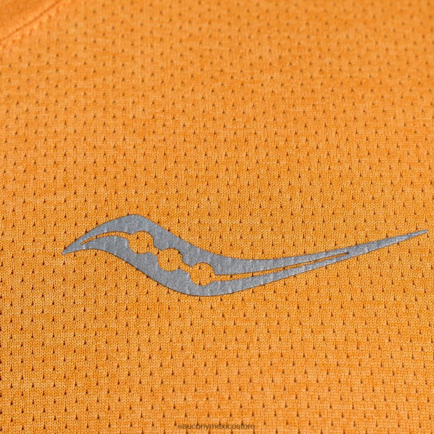 Saucony camiseta de cronómetro hombres brezo de caléndula P4B2Z0309