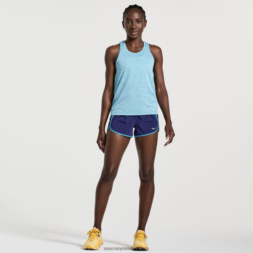 Saucony camiseta de cronómetro mujer brezo turquesa P4B2Z0722