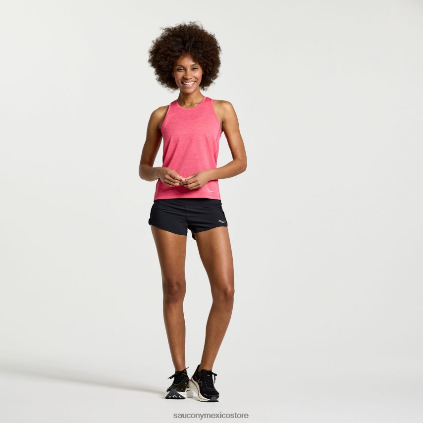 Saucony camiseta de cronómetro mujer rosa brezo P4B2Z0716