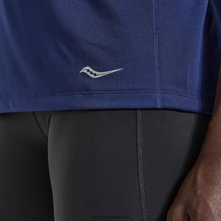 Saucony camiseta de cronómetro mujer sodalita P4B2Z0721