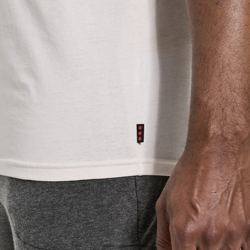 Saucony camiseta descansada hombres arena P4B2Z0358