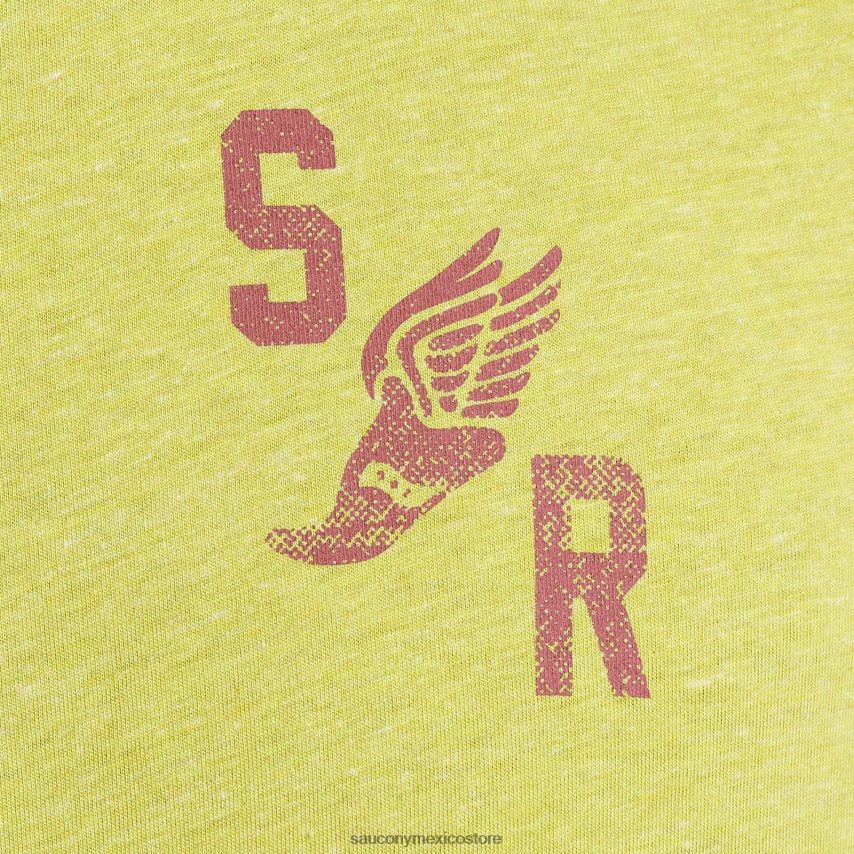 Saucony camiseta descansada hombres gráfico de brezo de arroyo P4B2Z0355