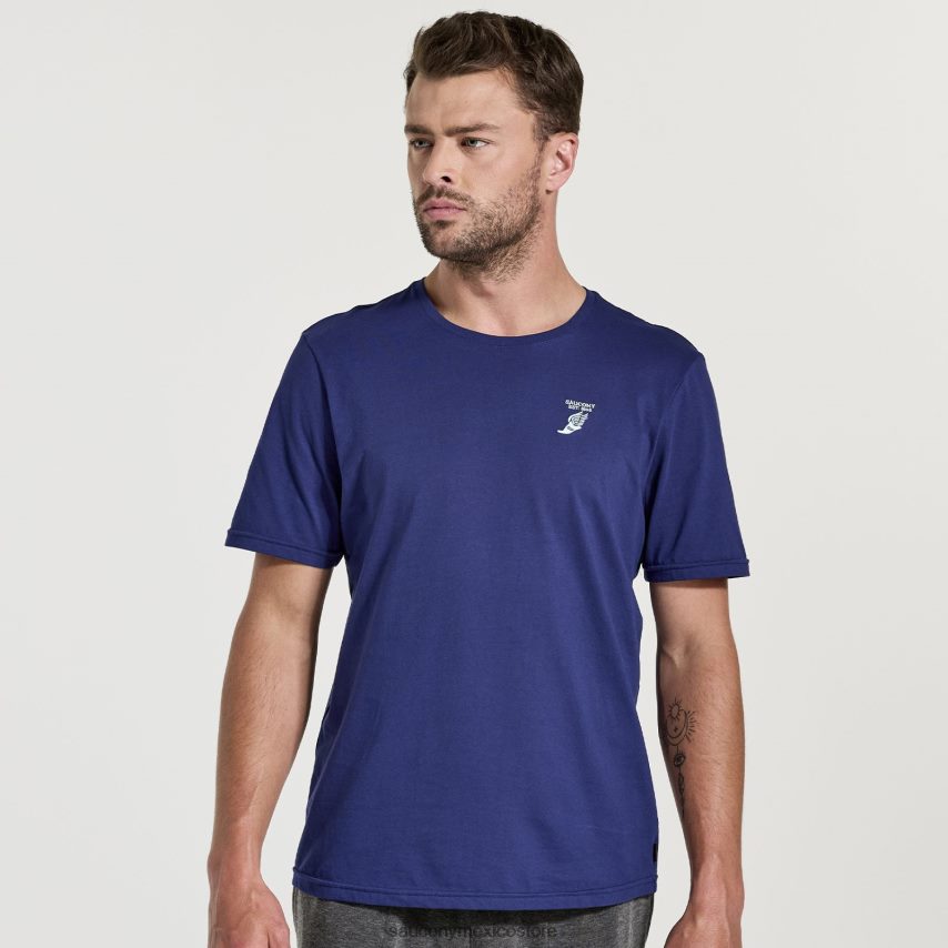 Saucony camiseta descansada hombres sodalita P4B2Z0359