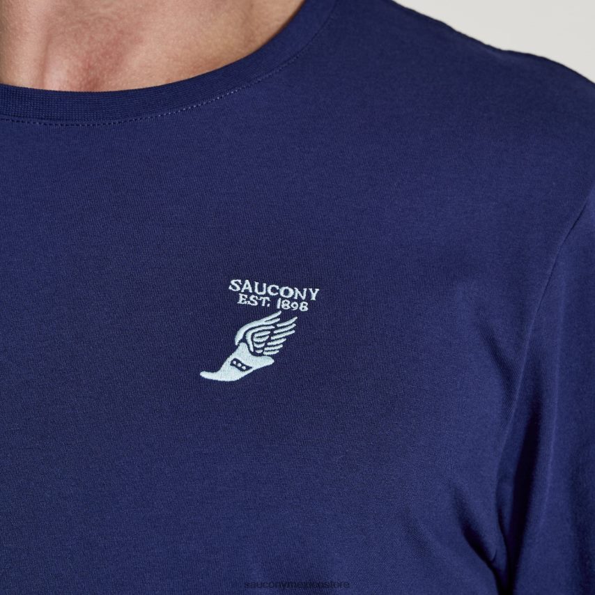 Saucony camiseta descansada hombres sodalita P4B2Z0359