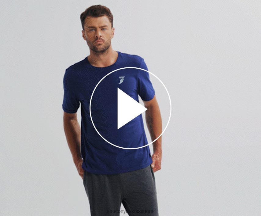 Saucony camiseta descansada hombres sodalita P4B2Z0359