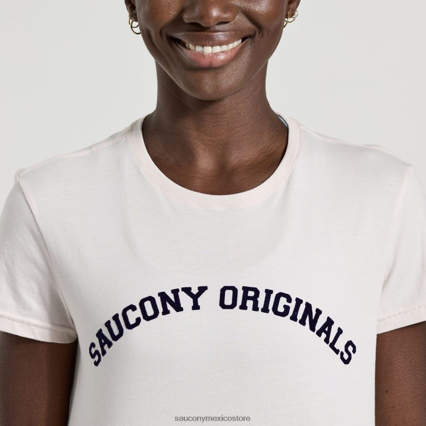 Saucony camiseta descansada mujer arena P4B2Z0789