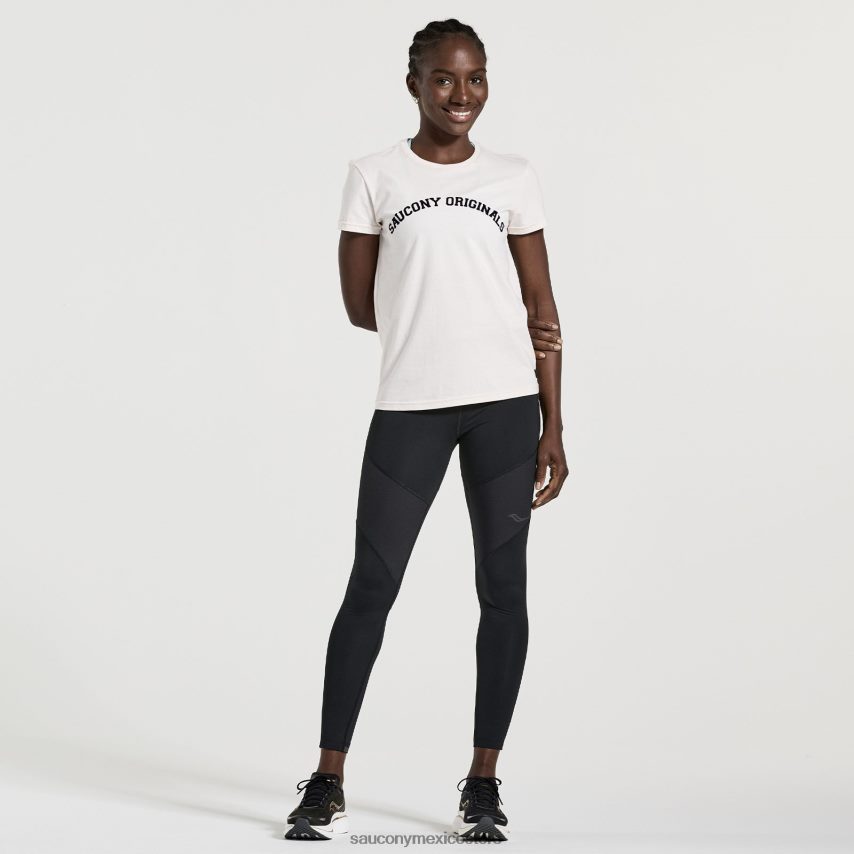 Saucony camiseta descansada mujer arena P4B2Z0789