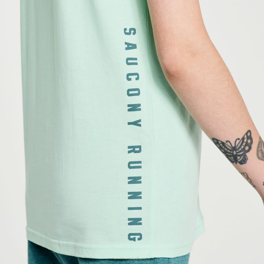 Saucony camiseta descansada mujer gráfico de la atmósfera P4B2Z0784