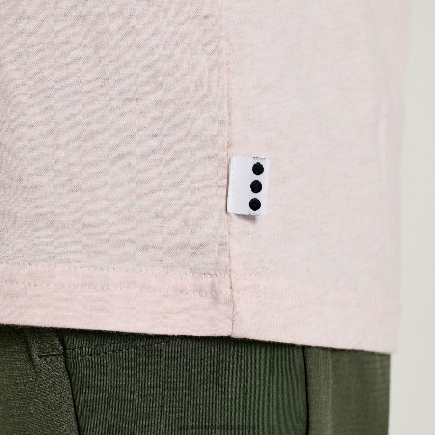 Saucony camiseta descansada mujer gráfico sepia rosa brezo P4B2Z0785