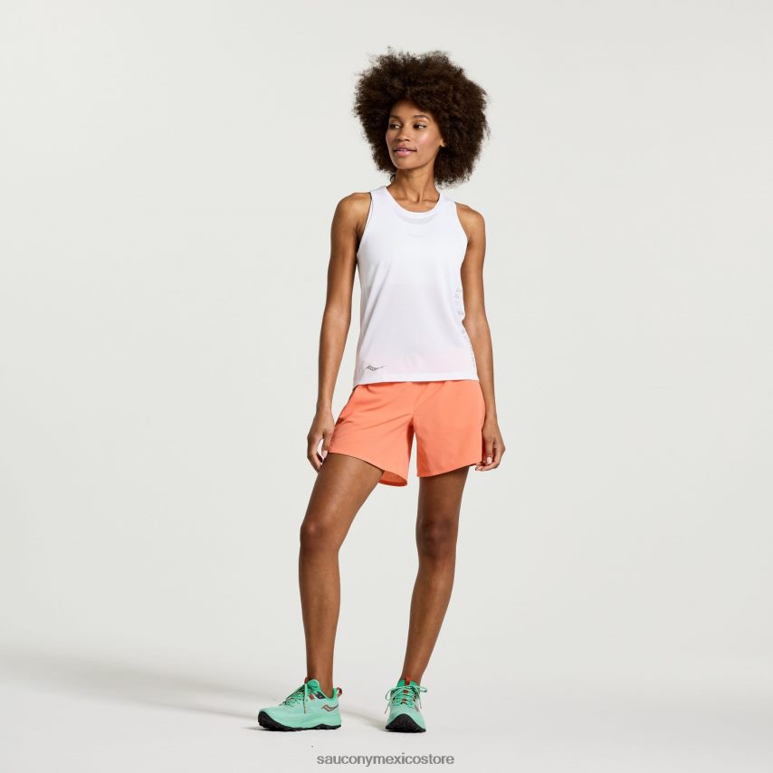 Saucony camiseta gráfica de cronómetro mujer gráfico blanco P4B2Z0758