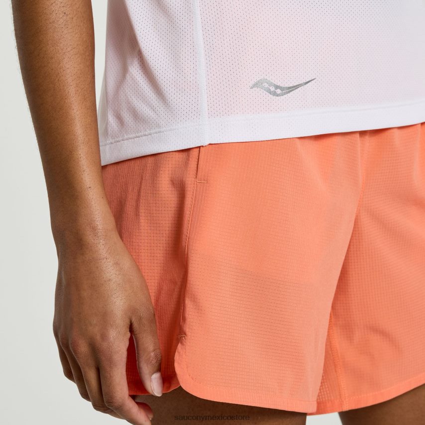 Saucony camiseta gráfica de cronómetro mujer gráfico blanco P4B2Z0758