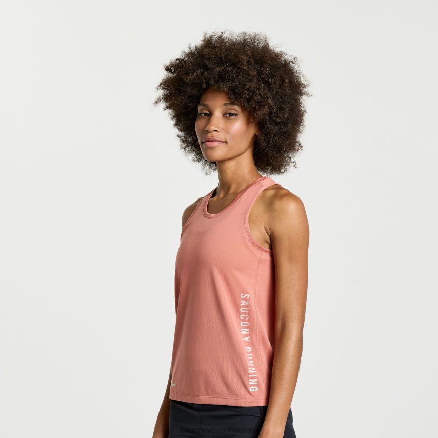 Saucony camiseta gráfica de cronómetro mujer gráfico de hollín P4B2Z0760