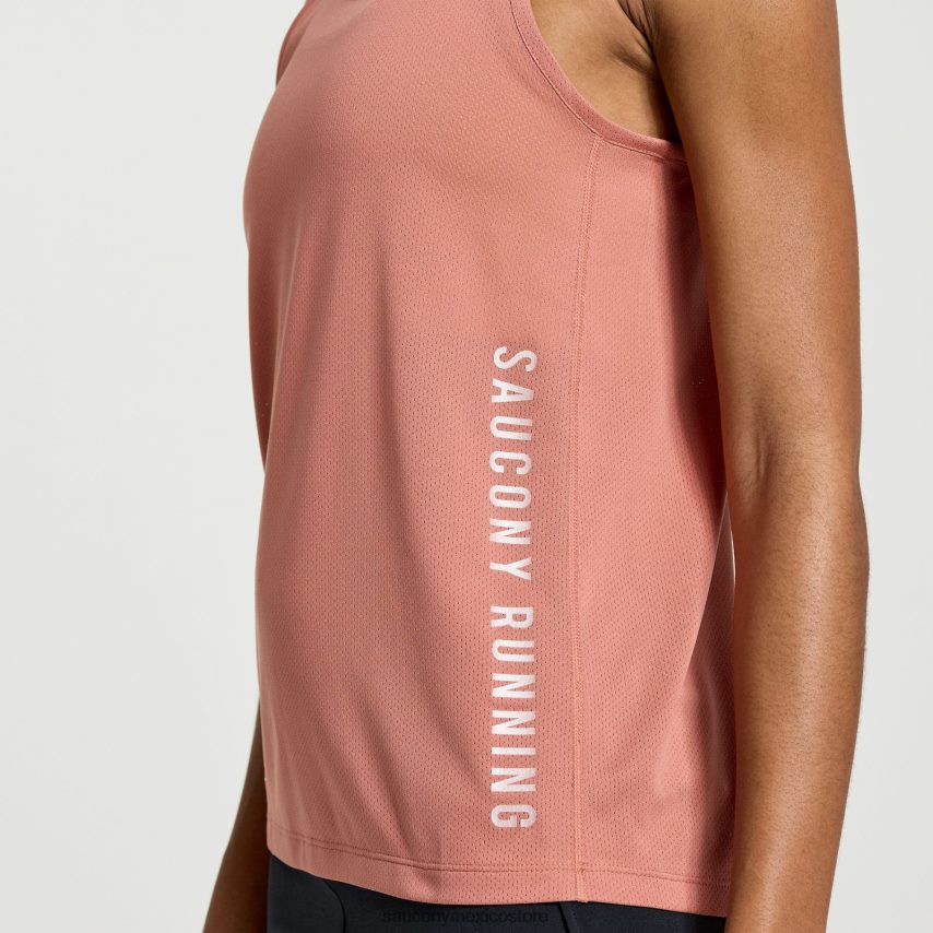 Saucony camiseta gráfica de cronómetro mujer gráfico de hollín P4B2Z0760