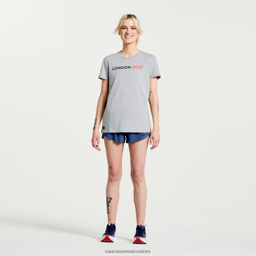 Saucony camiseta londres descansada mujer Londres 2023 P4B2Z0774