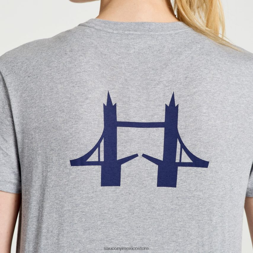 Saucony camiseta londres descansada mujer Londres 2023 P4B2Z0774
