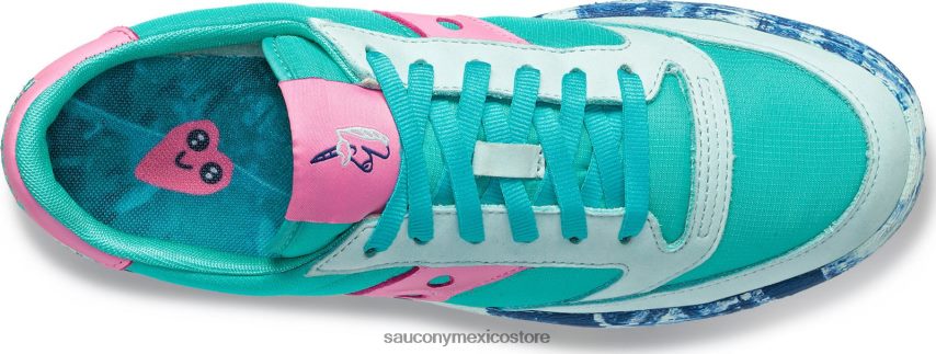 Saucony cancha de jazz an-nour hombres aguamarina/rosa P4B2Z0234