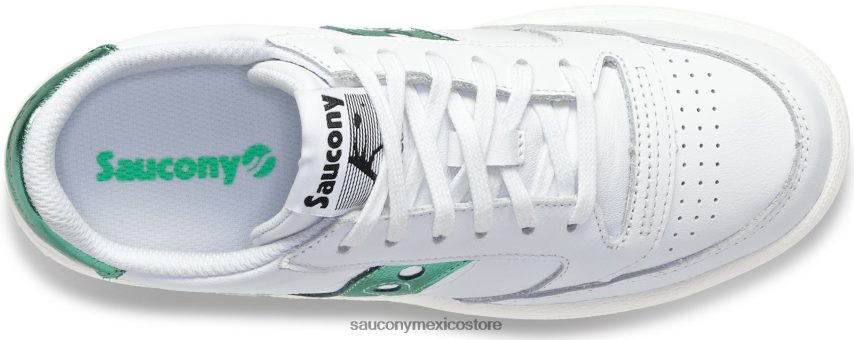 Saucony cancha de jazz metalizado mujer blanco verde P4B2Z0661