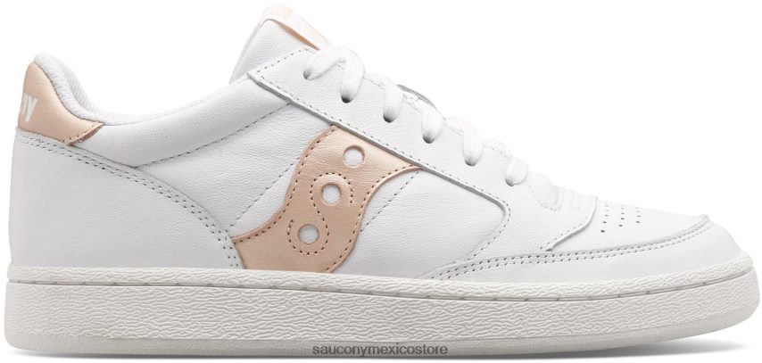 Saucony cancha de jazz metalizado mujer blanco/albaricoque P4B2Z0660