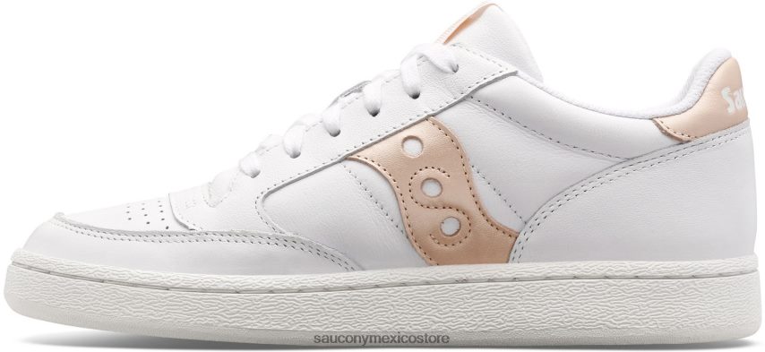 Saucony cancha de jazz metalizado mujer blanco/albaricoque P4B2Z0660