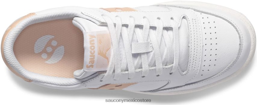 Saucony cancha de jazz metalizado mujer blanco/albaricoque P4B2Z0660