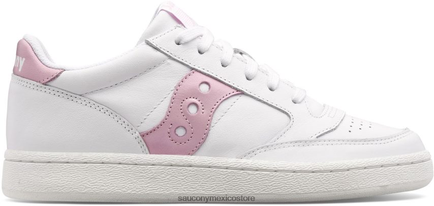 Saucony cancha de jazz metalizado mujer blanco/rosa P4B2Z0663